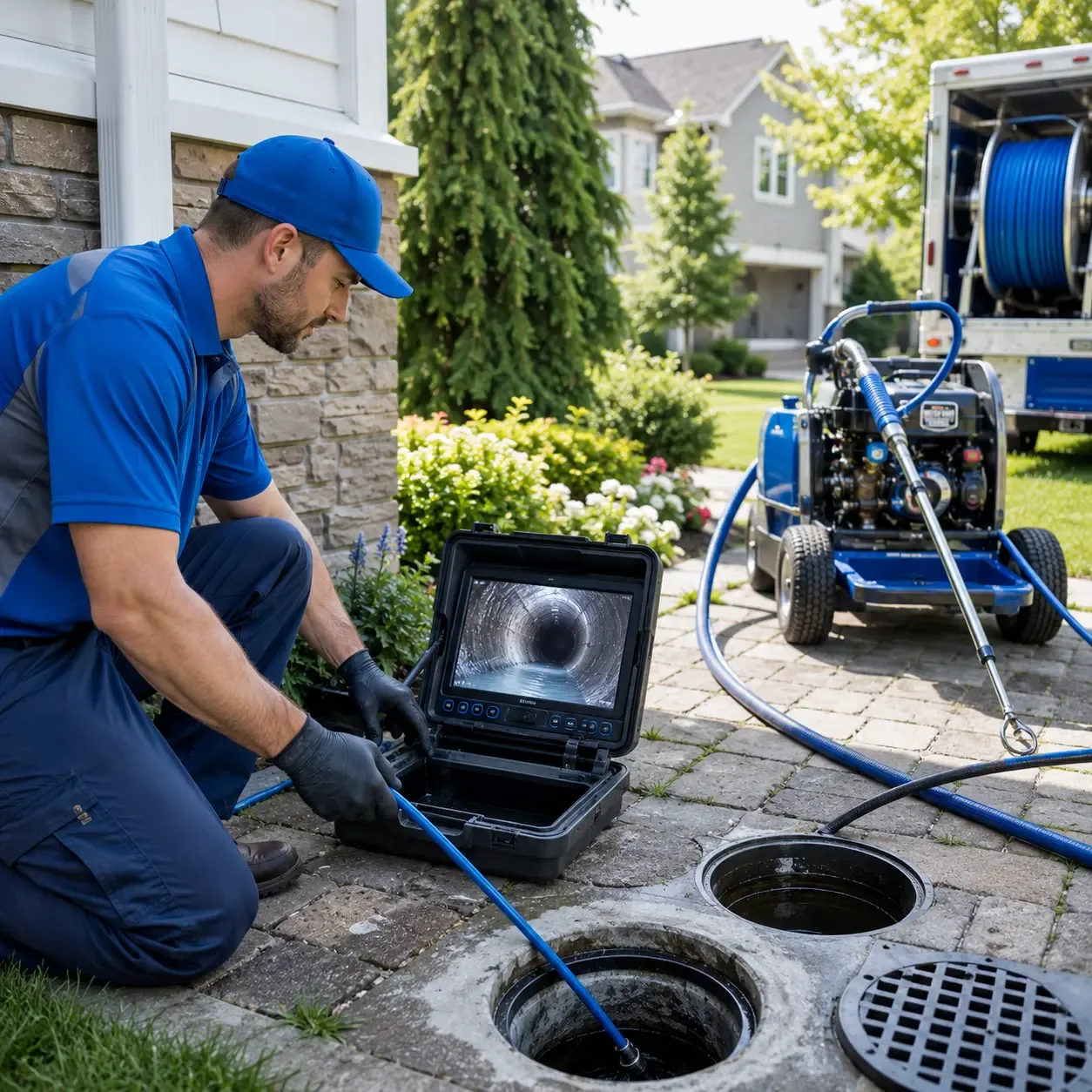 Outdoor drain cleaning professionals serving Walton, KS