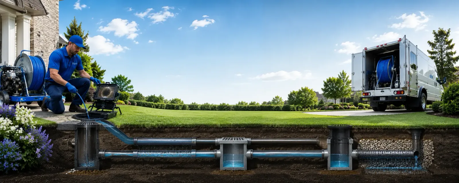 Outdoor drain cleaning information for Walton, KS